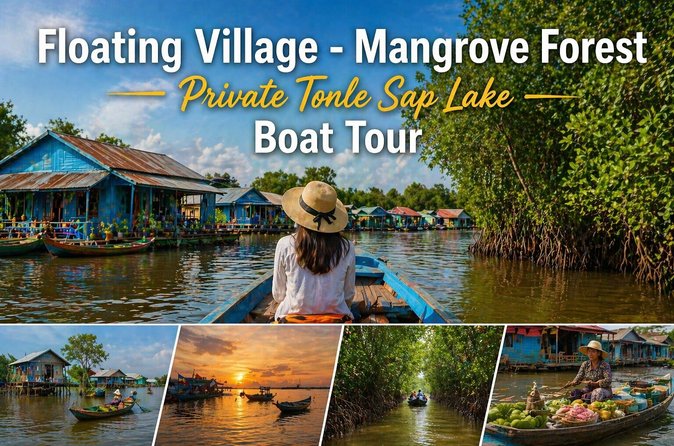 1 Day Angkor Wat and Tonle Sap Lake Easy Rider